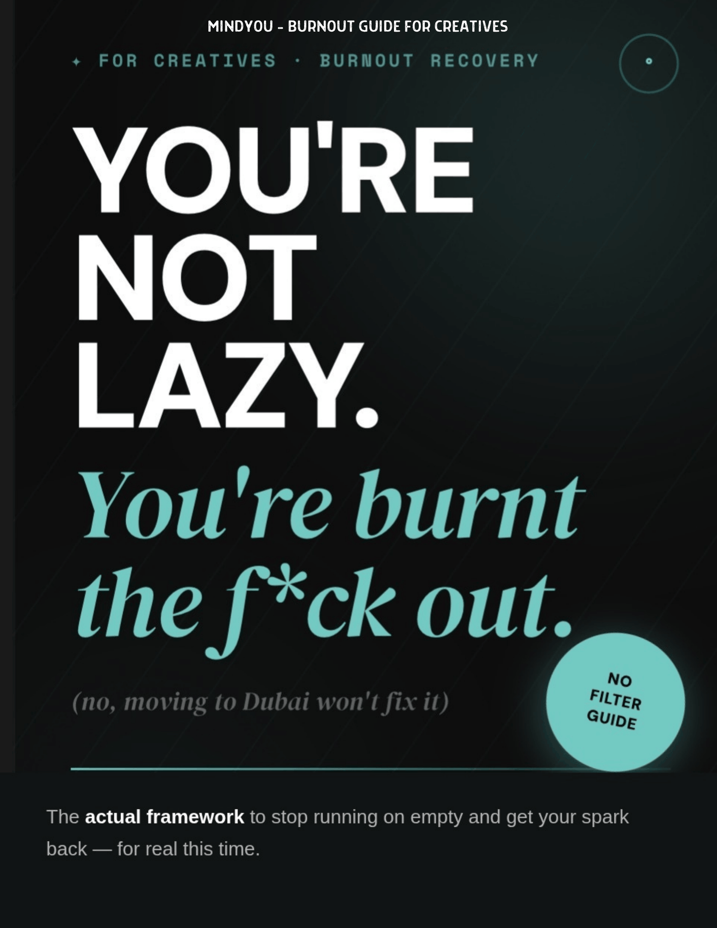 Running On Empty - The Burnout Full Guide For Creatives